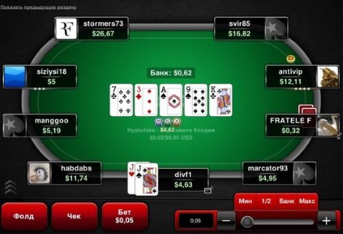 Покер на реальные деньги андроид